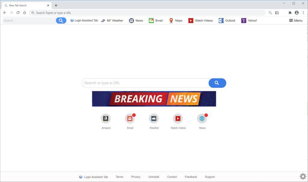 Remove Login Assistant Tab Browser Hijacker Virus Removal Guide 