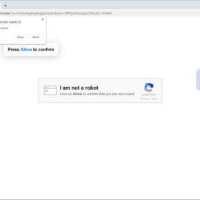 Image: Chrome browser is redirected to Topmovies.monster