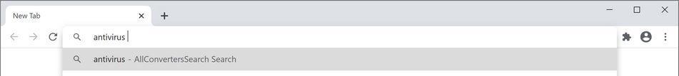 Image: Chrome browser is redirected to AllConvertersSearch Search