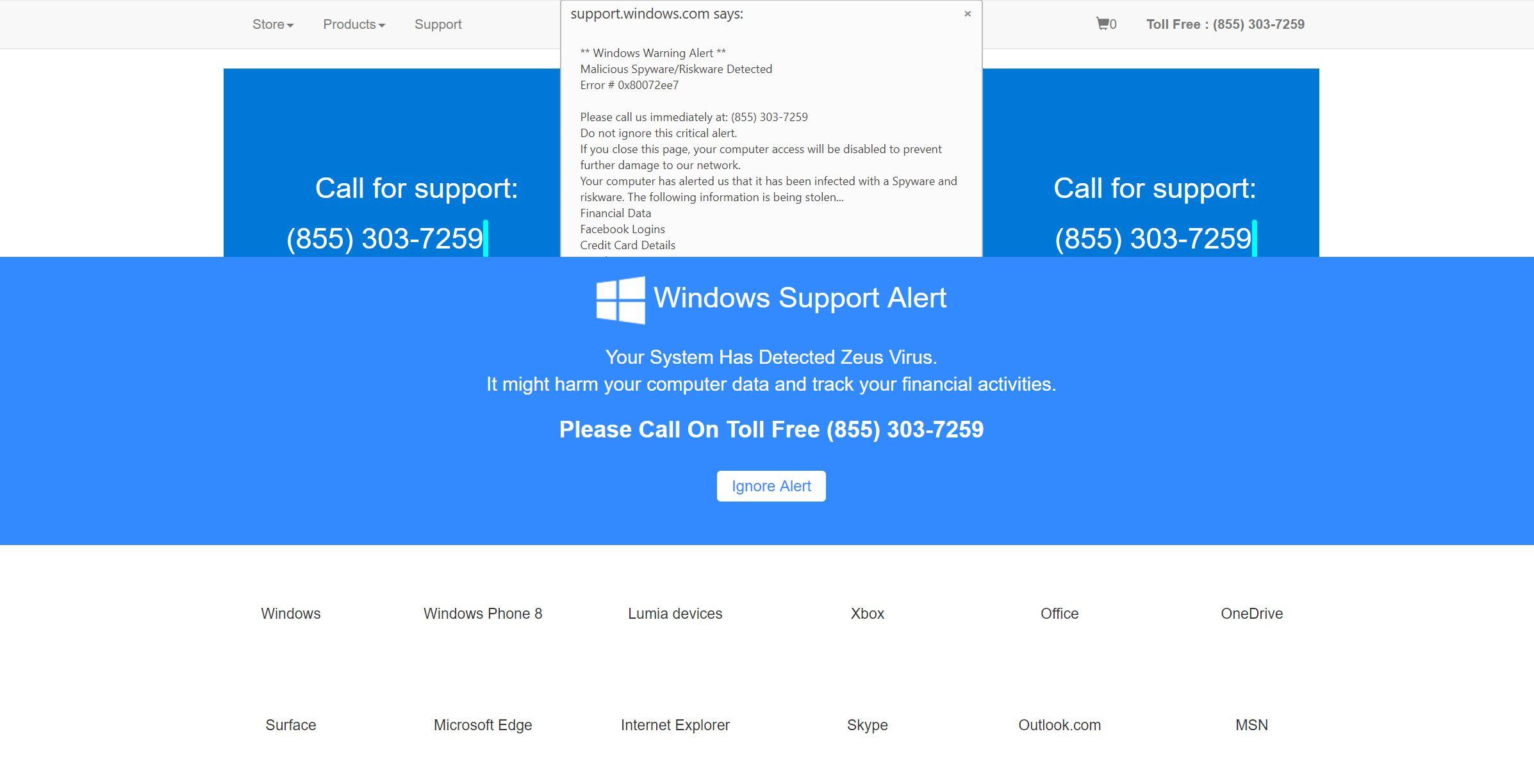 how to get virus off computer microsoft scam