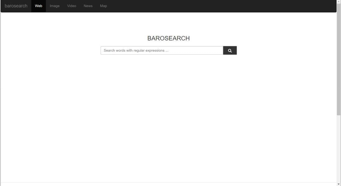 Image: Yootab redirecting search query through barosearch.com