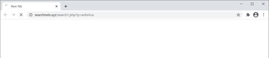 Image: WRTenets redirecting search query through searchnets.xyz