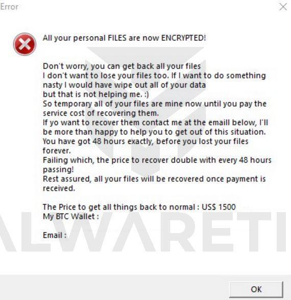 Image: LyDark ransomware