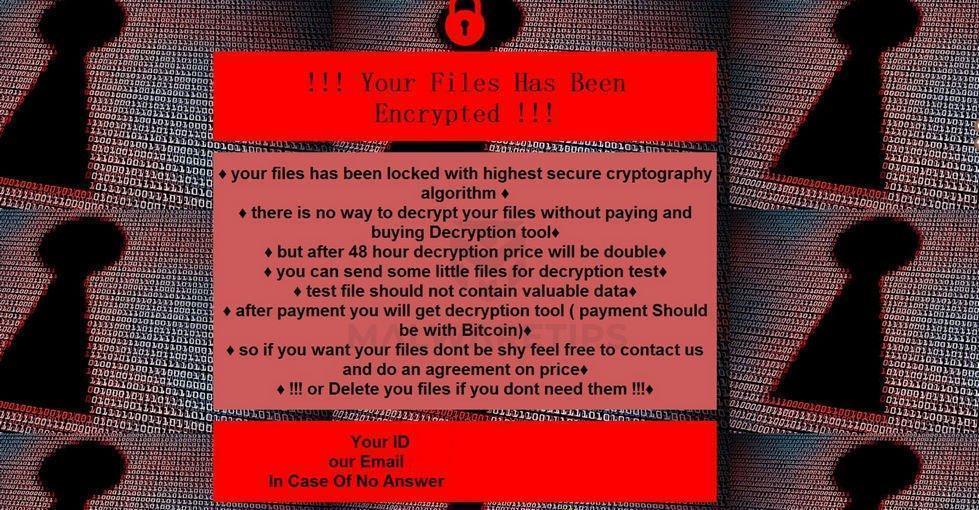 Image: [encryptfull@criptext.com][ID].foo ransomware