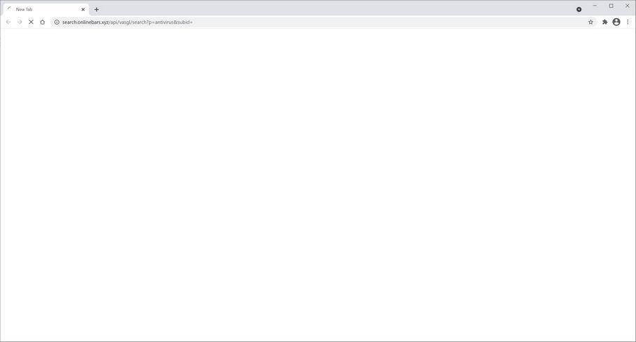 Image: Search.onlinebars.xyz redirecting search query through search.onlinebars.xyz
