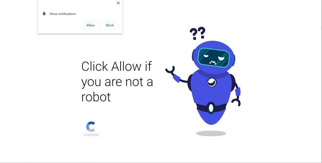 Image: Chrome browser is redirected to Thedailyrobotcheck.site