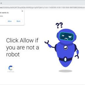 Image: Chrome browser is redirected to Success-news.net