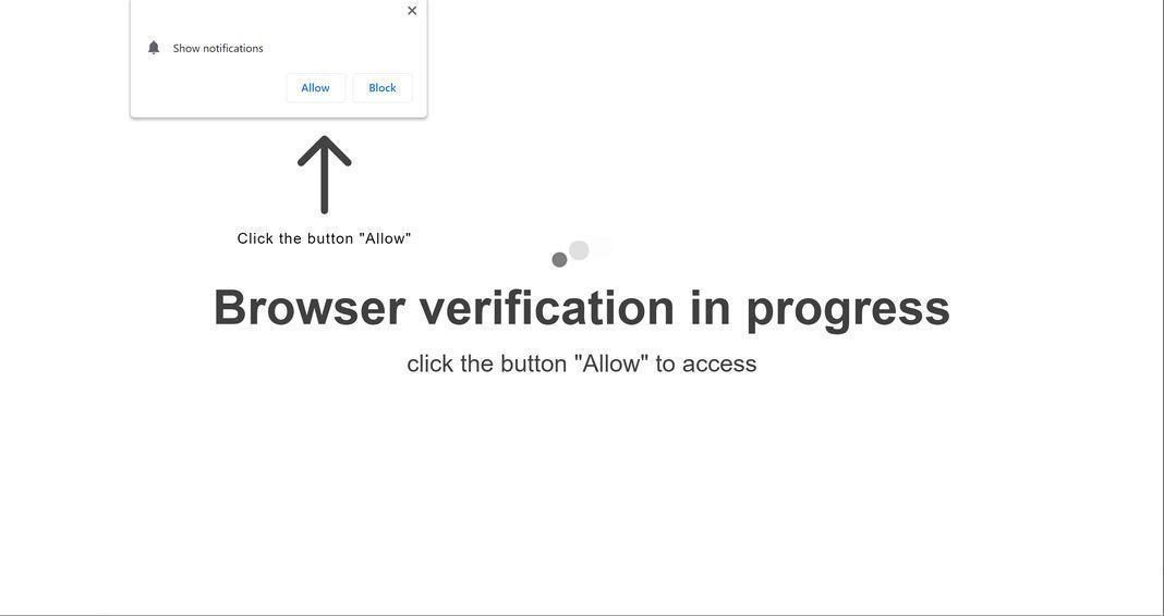 Image: Chrome browser is redirected to Lotsnippier.cam