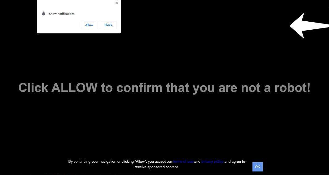 Image: Chrome browser is redirected to Ouwithple.fun