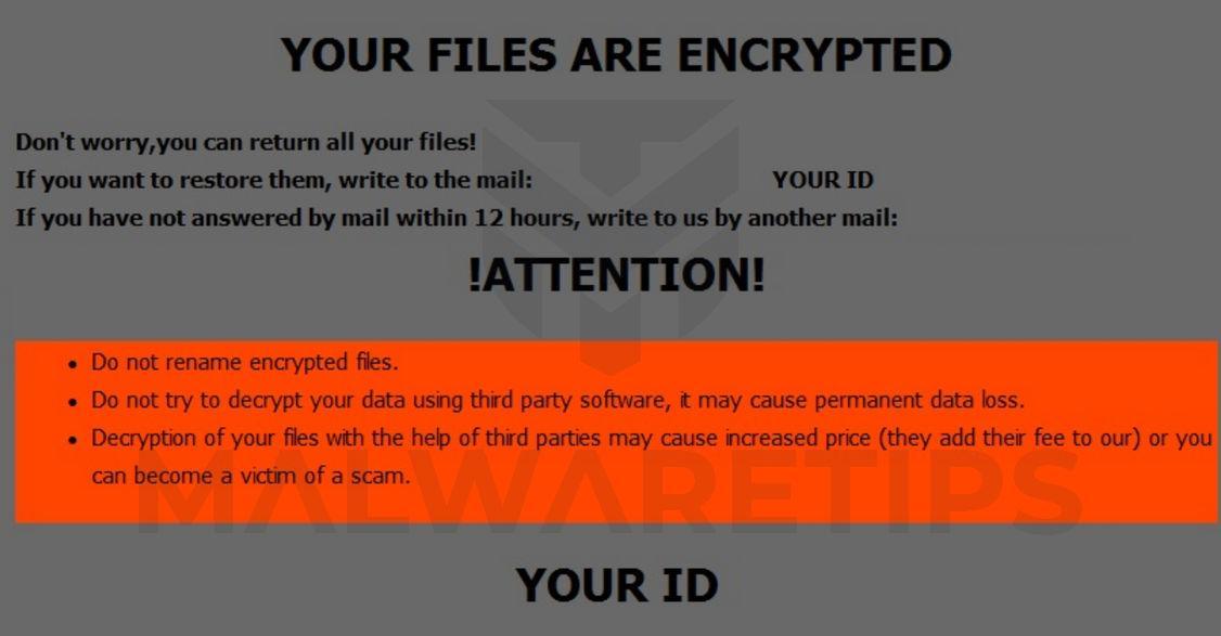 Image: HPJ ransomware