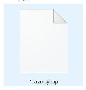 Image: Krzmsybap ransomware note