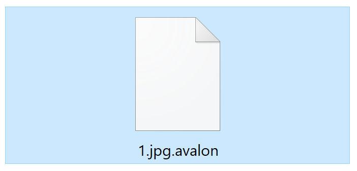 Image: Avalon ransomware