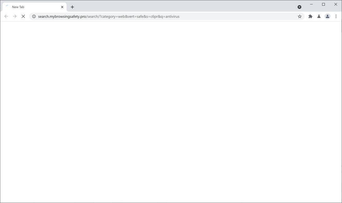 Image: search.mybrowsingsafety.pro browser hijacker