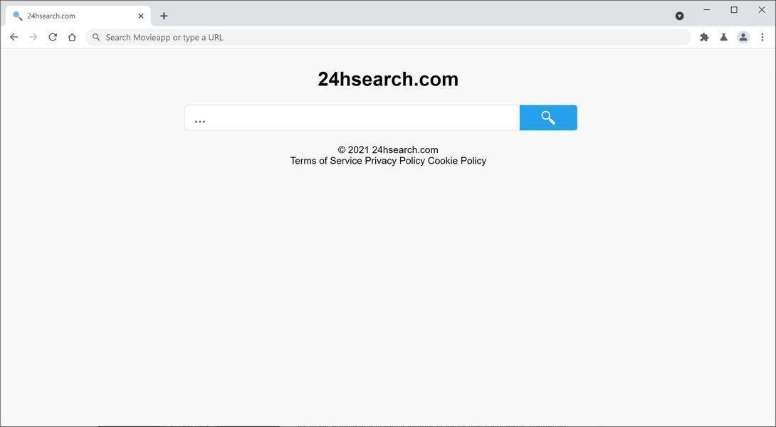 Image: 24hsearch.com browser hijacker