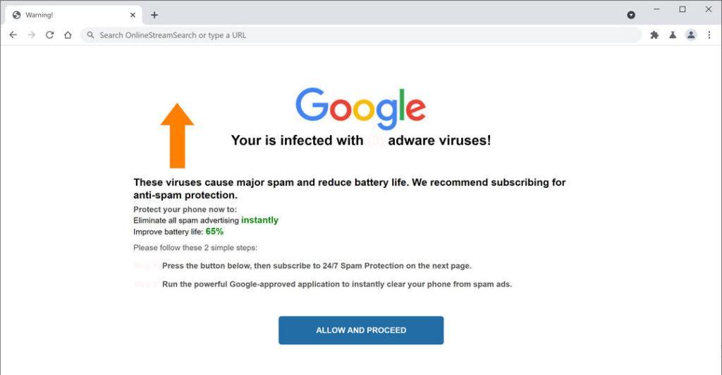 Remove “Your Device Is Infected With A Spam Virus” Scam (Removal Guide)