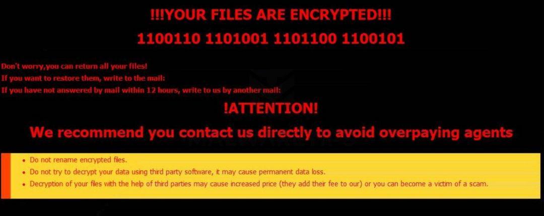 Image: [delta@onionmail.org].DELTA ransomware