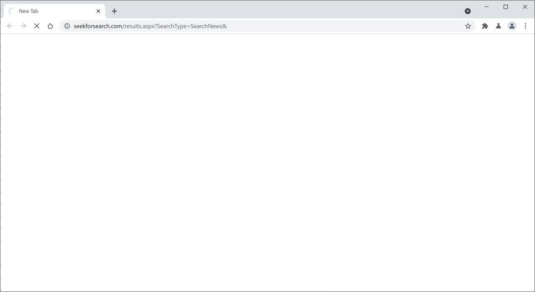 Image: seekforsearch.com browser hijacker