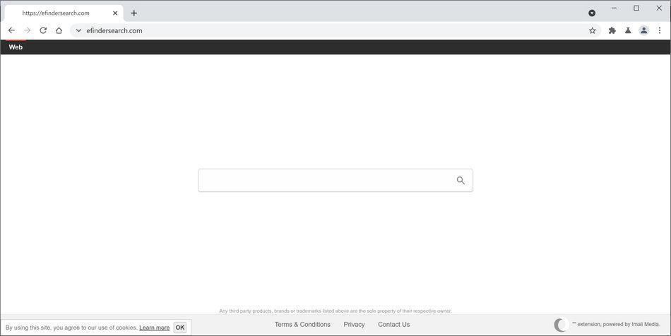 Image: Efindersearch.com browser hijacker