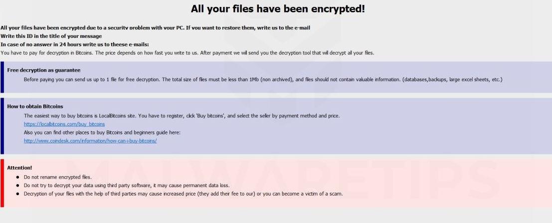 Image: [charlieAdmin@mail2tor.com]ID=].!Charlie ransomware