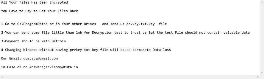 Image: Cracker ransomware note