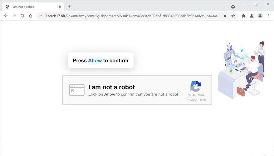 Remove The "I Not A Robot" Notification Page