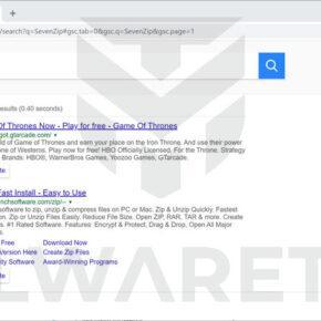 Image: Search1.me browser hijacker