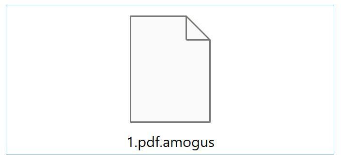 Image: Amogus ransomware