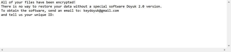 Image: Doyuk 2.0 ransomware