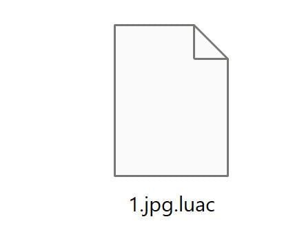 Image: LUAC file encrypted