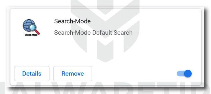 Image: Search-Mode Chrome extension