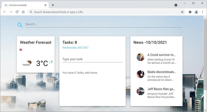 Image: Chrome browser is redirected to TopTab