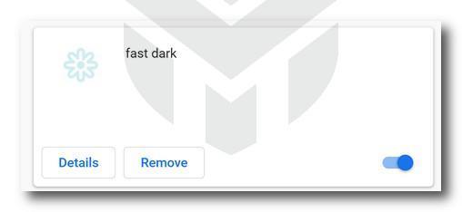 Image: Fast Dark Chrome extension