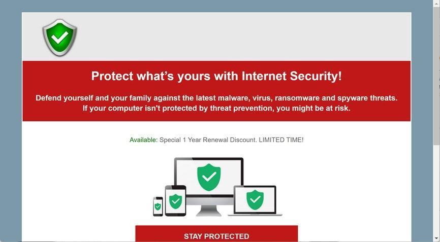 Image: Avira: Your Pc May Have Been Infected Scam