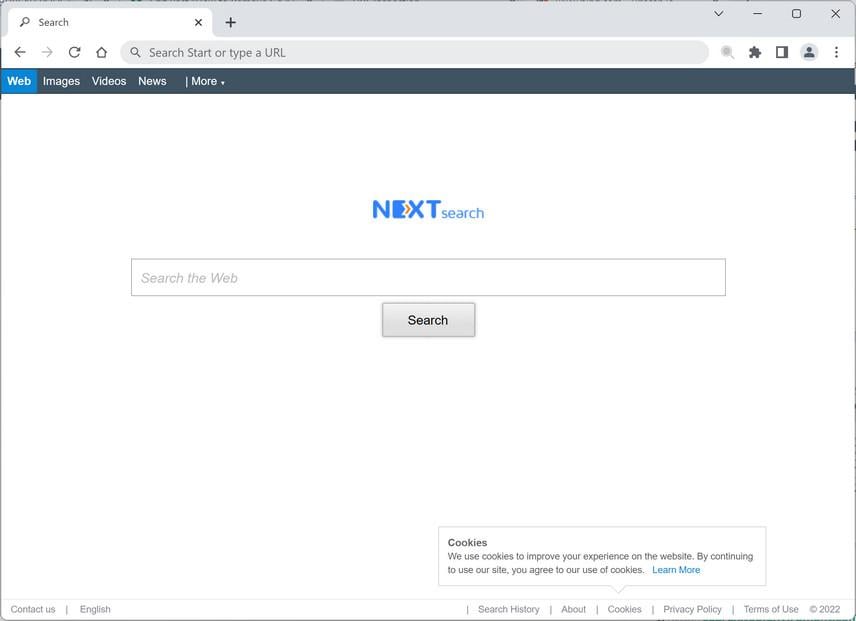 Image:Next Search Browser Hijacker