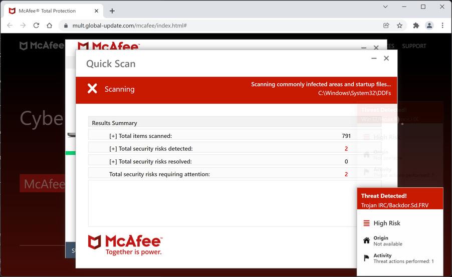 Image: mult.global-update.com McAfee scam