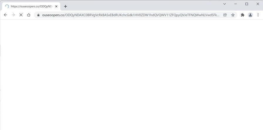 Image: Chrome browser is redirected to Ouseoopers.co