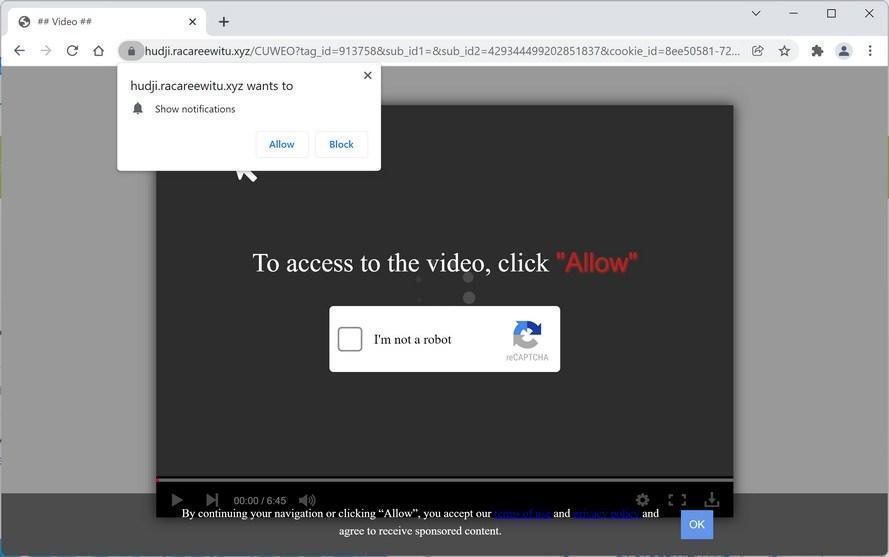 Image: Chrome browser is redirected to News-nenano.cc