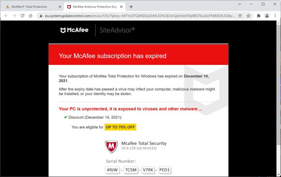 Remove Systemupdatecontrol.com Pop-up Ads (Virus Removal Guide) 1 Image: Systemupdatecontrol.com scam