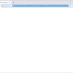 Image: 1111sale.us Chrome browser redirect