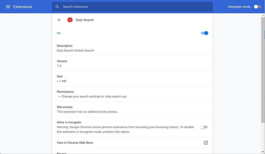 Image: Duty-Search Search