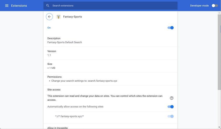 Image: Fantasy-Sports Search