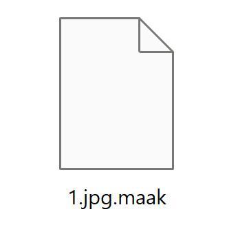 Image: MAAK file encrypted
