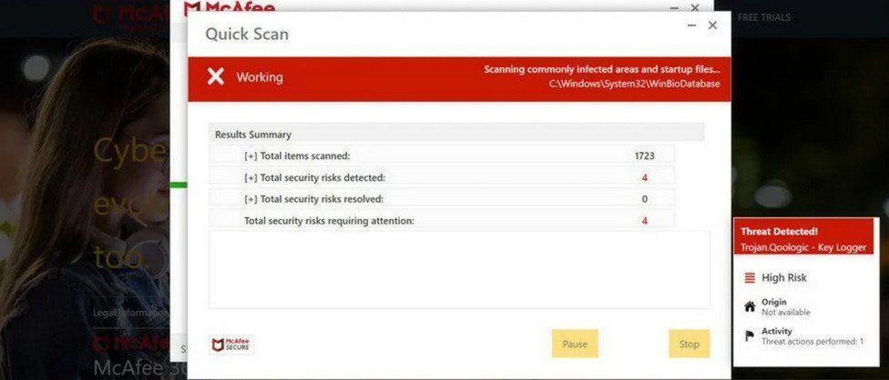 Image: Security-error.com scam