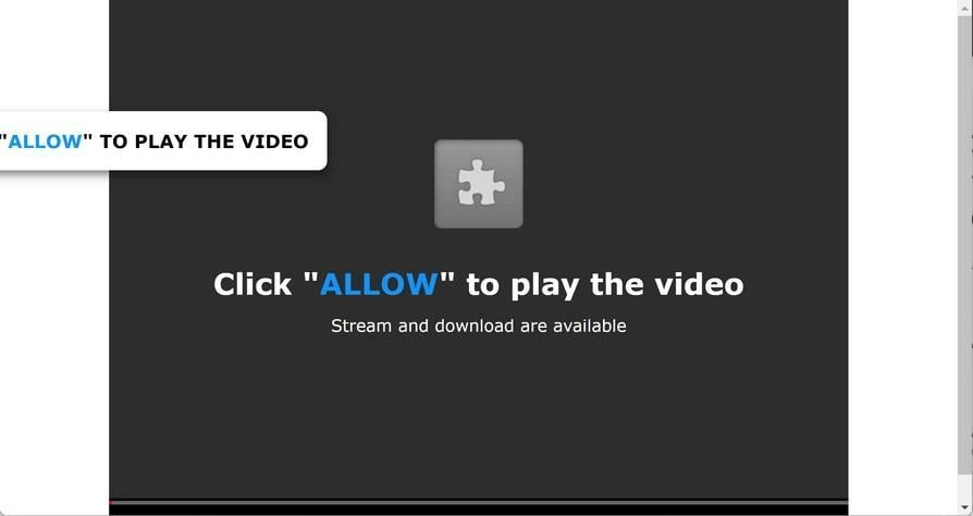 Image: Chrome browser is redirected to Videomx.ru