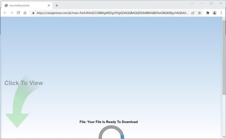 Image: Ceargentsse.com browser redirect