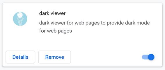 Remove Dark Viewer browser extension (Virus Removal Guide) 1 Image: Dark Viewer Chrome extension