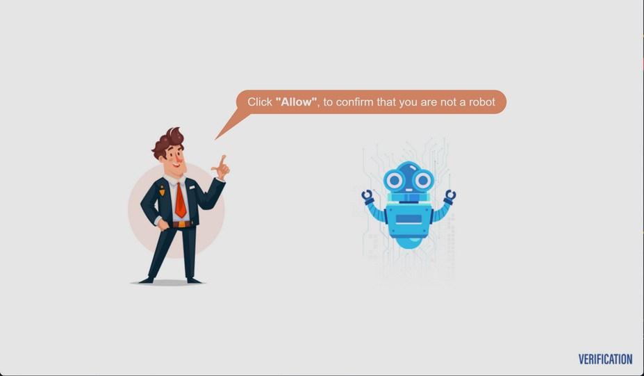 Image: Chrome browser is redirected to Lands.ninja
