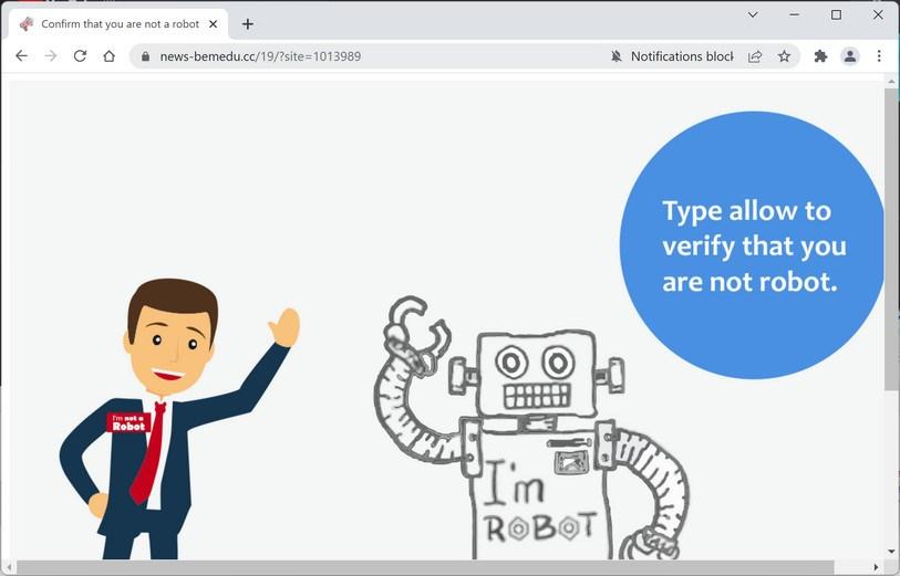 How to Remove News-bemedu.cc Pop-up Ads (Virus Removal Guide) 1 Image: Chrome browser is redirected to News-bemedu.cc