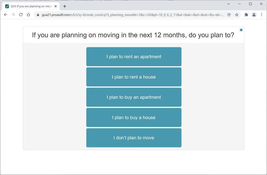 Image: Chrome browser is redirected to Proasdf.com