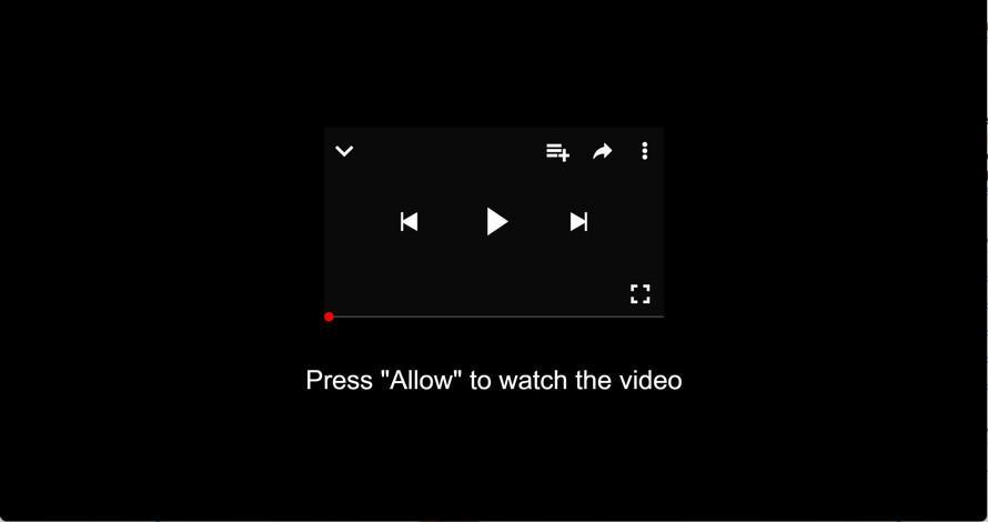 Image: Chrome browser is redirected to Videosol.space